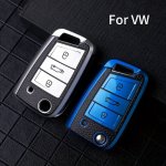 Premium Tpu Key Fob Cover For Vw Seat And Skoda - Perfect For Golf 7 MK7 Tiguan MK2 Atlas Toran Ateca Leon Fr 2