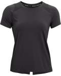 Women's Ua Iso-chill Run Short Sleeve - Jet GRAY-010 XS