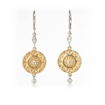 Aztech Drop Earring - Solid 9KT Rose Gold
