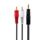 3.5MM MINI Jack To 2 Rca Male Audio Stereo Cable 1.8M