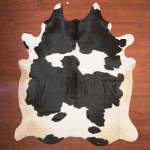 A Grade Cow Hide 310 Black white XXL - Extra Extra Large Black white Panelled
