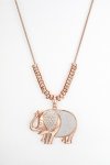 Elephant Necklace Embellished With Swarovski Crystals