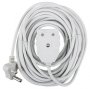 20M Extention Cord- White 10A