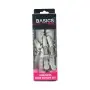 Basics Hair Heatless Curler Grey 5pc