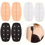 3 Pairs Silicone Shoulder Pads Soft Non-slip Bra Strap Cushions Women's Lingerie & Underwear Accessories