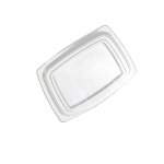 Plastic Clear Rect Lid For 1L 1.5L 187X163X11MM