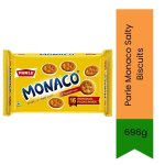 Monaco Salty Biscuits Namkeen Biscuits Mega Pack 696G - Light Crispy Salted Crackers Perfect Base For Quick Party Toppings & Hig