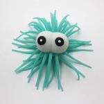 Hairy Squeeze Monster - Blue