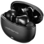 Volkano Pulse Series True Wireless Earphones With Charging Case - Black VK-1164-BK