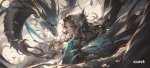 Dragon Empress Twin Serpents Full Desk XL Coverage Gaming & Office Mousepad