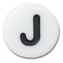 Tiny Friendship Letter J Jibbitz - Multi / Osfa