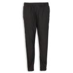 Black Stripe Pleated Pants