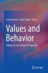 Values And Behavior - Taking A Cross Cultural Perspective Hardcover 1ST Ed. 2017
