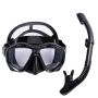 Anti Fog HD Visual Diving Mask Set With Dry Snorkel For Swim Sport