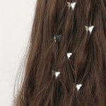 6 Pcs MINI Metal Butterfly Hair Clips For Women - Perfect For Dreadlocks Braids And Hippie Style Hair Accessories