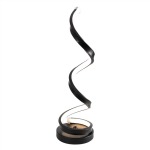Twirl Metal And Rubber LED Table Lamp