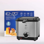 Enzo ITA-50042 1.5L Household Kitchen Fryer With Removable Inner Pot Stainless Steel