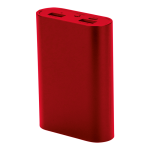 LOGO BE0090 - Light Up Power Bank - 6000 Mah Red Std