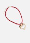 Cord Pendant Necklace - Up XL Red Heart