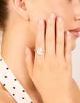 Goldair Gold Plated Vintage Cubic Zirconia Ring - M l