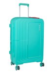 Cellini Cruze Medium 4 Wheel Xpander Trolley Case Aqua Green
