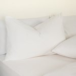 Jersey Knit PILLOWCASE Pair White