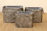 Metal Oblong Planter