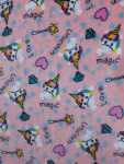 Printed Fluffy Fleece Jacquard