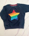 Rainbow Star Sweater 6 7Y