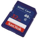 Sandisk 32GB Sdhc Class 4 Memory Card
