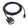 1.8M MINI Dp To Vga Adapter 1080P Dp To Vga Adapter Hdtv Display For Macboo