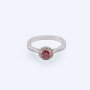 Sterling Silver Engagement Ring RI-176
