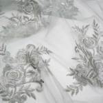 Tulle Embd Gold&silver PK1321