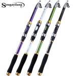 Sougayilang Telescopic Fishing Rod: Portable & Compact Design For Saltwater Fishing On The Go