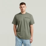 Raw Distressed Zip Pkt S S Tee Or