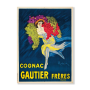 Cognac Gautier Freres 1907 Art Print - A3