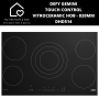 Defy Gemini Touch Control Vitroceramic Hob - 80CM DHD514