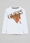 Guess Long Sleeve T-Shirt - Pure White