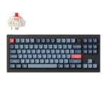 Keychron V3 Max Qmk via 80% Wireless Custom Mechanical Keyboard Red Switch Carbon Black