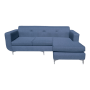 Universal 3 Seater With Ottoman Couch Set Blue
