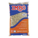 Imbo Brown Lentils 500G