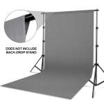 Professional Cotton Muslin Backdrop 3X6M Grey - Eph-cbdgy