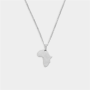 Icom Stainless Steel Africa Pendant
