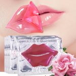 10PCS Pink Crystal Lip Mask Patches Hydrating And Moisturizing Keep All-day Moisture For Lip Long-lasting Effect The Lip Line Gr