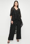 LaCie Lace Hi-lo Edge To Edge Jacket - Black