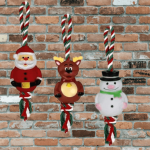 Festive Pet Vinyl Toy 30CM Christmas Character