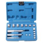 17 In 1 Small Aluminum Alloy Bearing Disassembly Tool Bearing Installation Extractor Blue