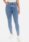Calvin Klein High Rise Super Skinny Ankle - Denim Medium