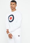 Ben Sherman Target Crew Sweater L S - White