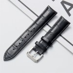 20MM Calf Leather Watch Band Black